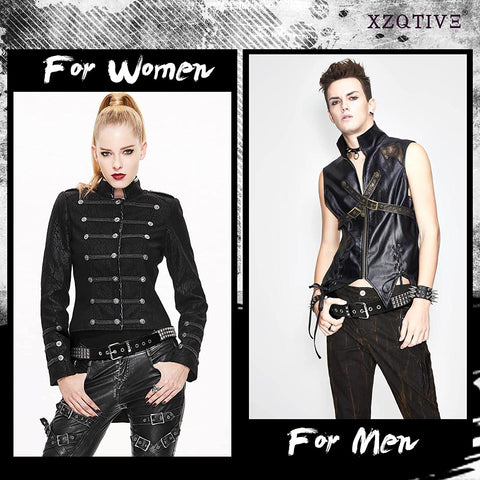 Studded Belt Metal Punk Rock Rivet Belts for Women/Men Punk Leather Belt Gothic Belt Accessories for Jeans Pants