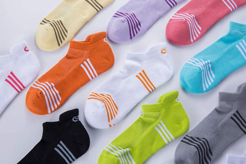 CelerSport 6 Pack Women's Low Cut Athletic Ankle Socks with tab Running Socks Cushioned
