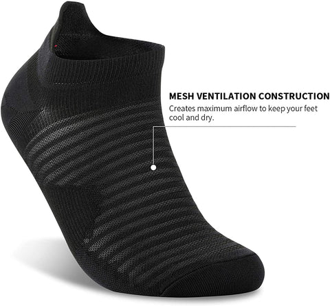 Running Ankle Socks Low Cut(6 Pairs) for Men & Women