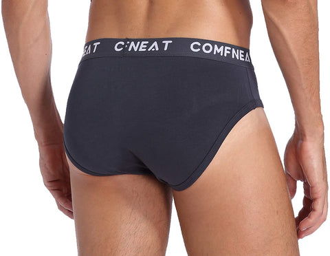Men's 5-Pack Briefs Bamboo Rayon Stretchy Ultra Soft Comfy Underwear