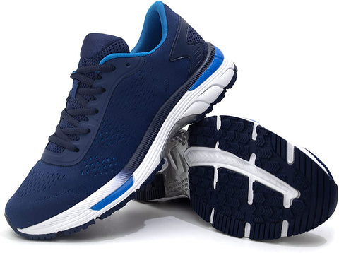 konhill Men's Road Running Shoes - Breathable Athletic Tennis Sport Fashion Sneakers