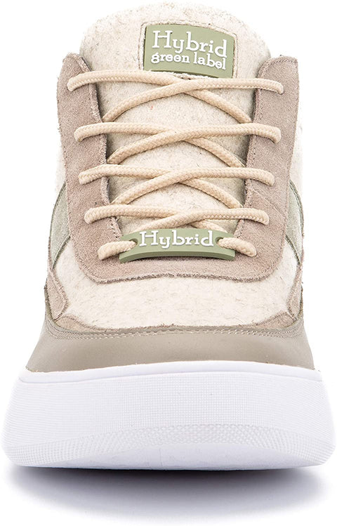 Hybrid Green Label Men's Tidal High Top Athletic Casual Tennis Hiking Walking Working Shoes, Sneakers, and Boots