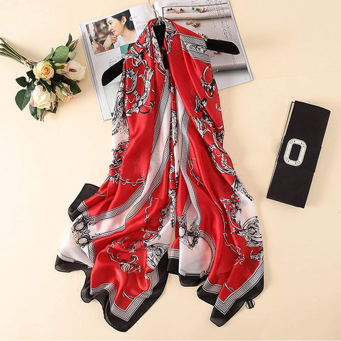 YMXHHB Silk Scarf 100% Mulberry Silk Fashion Scarves Long Lightweight Shawl Wrap …