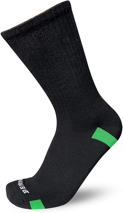 Men's 6-Pack Performance Cushioned Athletic Crew Socks