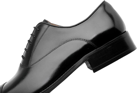 DOLCARA Men’s Dress Shoes Oxford lace up Formal Leather Shoes for Men