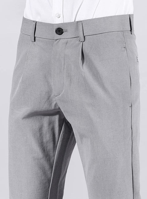 Men's Cropped Slim PantSuit Pants for Men