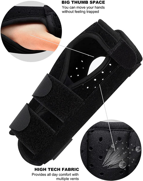 Carpal Tunnel Wrist Brace for Women & Men - Fits Left and Right Hand, Help with Carpal Tunnel and Relieve Wrist Pain, Adjustable, Night Support