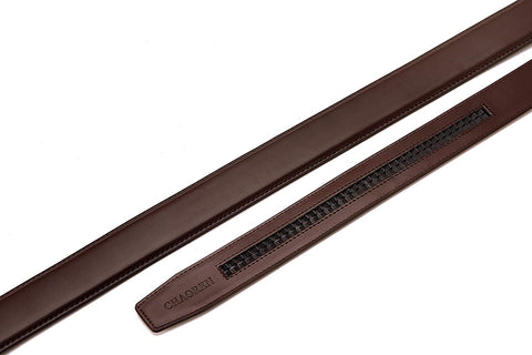 CHAOREN Ratchet Belt Strap Only 1 1/8”, Replacement Leather Belt 1.25" without Buckle
