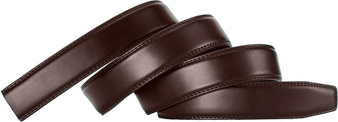 CHAOREN Ratchet Belt Strap Only 1 1/8”, Replacement Leather Belt 1.25" without Buckle