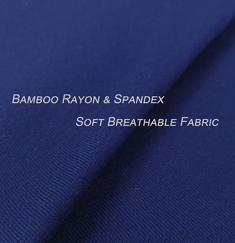 Men's 3-Pack Undershirts Bamboo Rayon Ultra Soft Comfy V-Neck T-Shirts