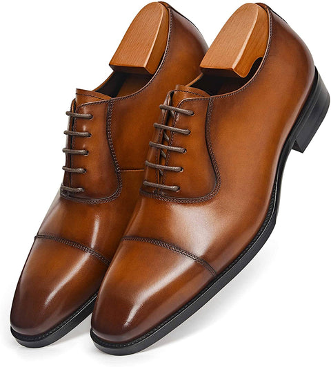 Men’s Dress Oxford Formal Shoes LeatherBusiness Shoes for Men