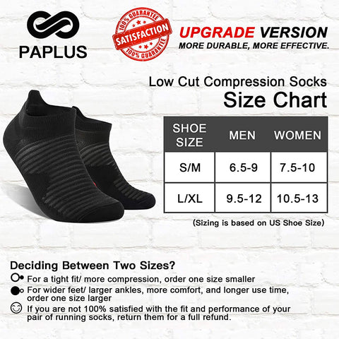 Running Ankle Socks Low Cut(6 Pairs) for Men & Women