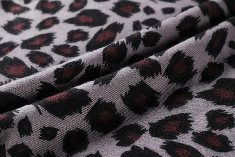 Women's Leopard Print Blanket Square Wrap Scarf