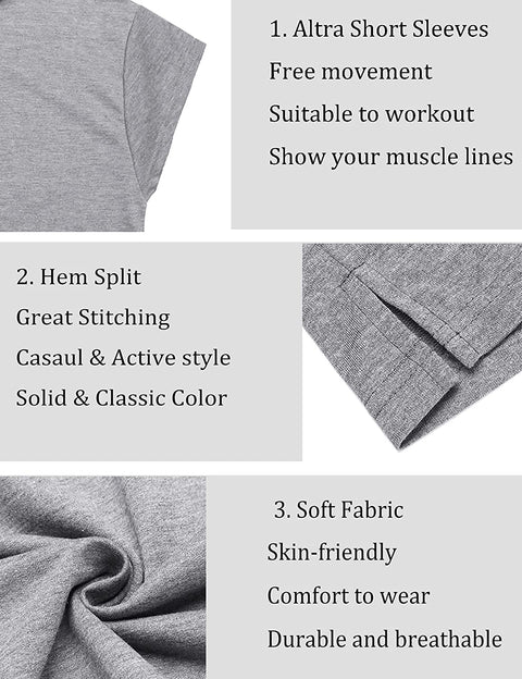 Men's Workout Hooded Tank Top Gym Muscle Cut Off Sleeve Bodybuilding Vest