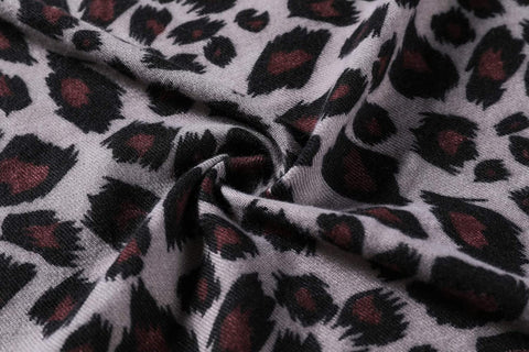 Women's Leopard Print Blanket Square Wrap Scarf