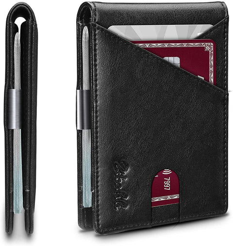Zitahli Slim Bifold Wallets for Men, RFID Blocking Money Clip Wallet