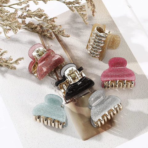 12 Pcs Small Hair Claw Clips for Women