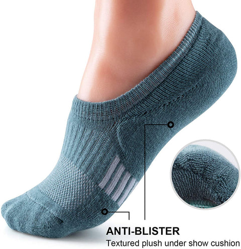 Gonii Womens No Show Socks Athletic Ankle Socks Cushioned Running Low Cut 5-8 Pairs