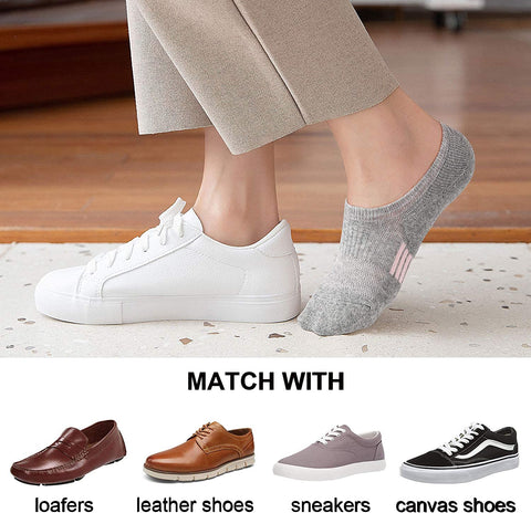 Gonii Womens No Show Socks Athletic Ankle Socks Cushioned Running Low Cut 5-8 Pairs
