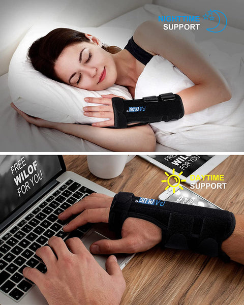 Carpal Tunnel Wrist Brace for Women & Men - Fits Left and Right Hand, Help with Carpal Tunnel and Relieve Wrist Pain, Adjustable, Night Support