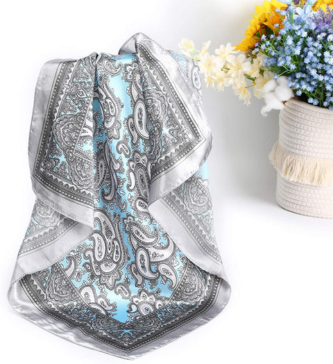 23.6 Inches Satin Head Scarves