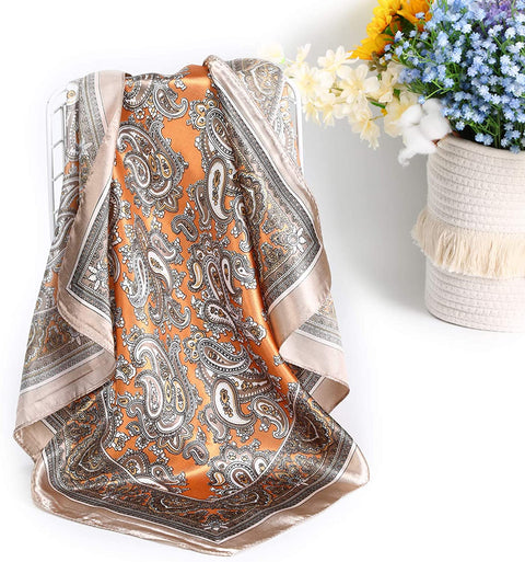 23.6 Inches Satin Head Scarves