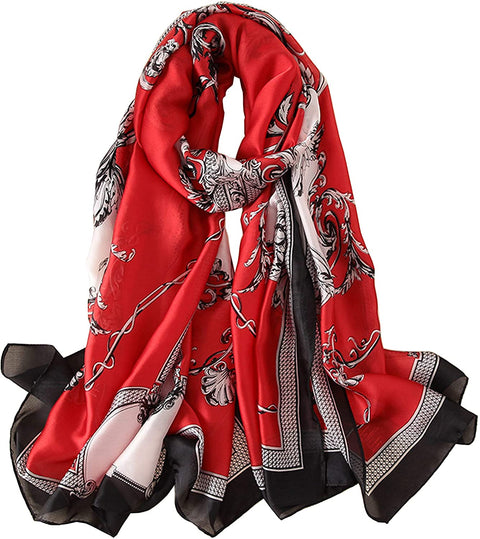 YMXHHB Silk Scarf 100% Mulberry Silk Fashion Scarves Long Lightweight Shawl Wrap …
