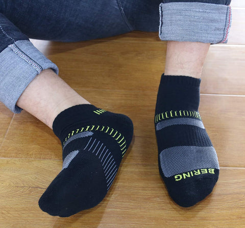 Men's Athletic Running Ankle Low Cut Socks (6 Pack)