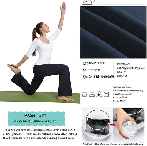 Women’s Slim Leg Petite Ponte Knit Stretch Skinny Comfort Fit Yoga Dress Pants