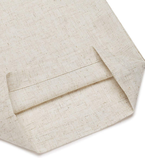 Men's Linen Pants Casual Elastic Waist Drawstring Beach Trousers