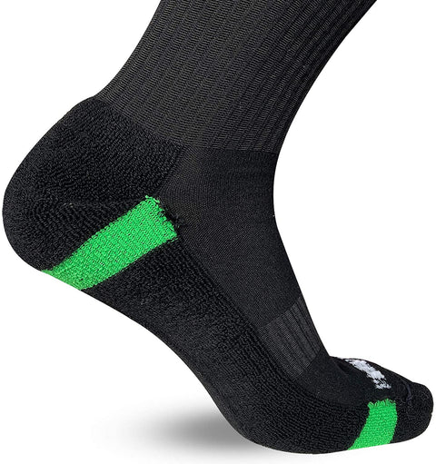 Men's 6-Pack Performance Cushioned Athletic Crew Socks