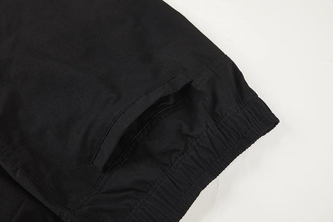 Mens Elastic Waist Long Pants Classic Casual Lightweight Stretchy with Pockets