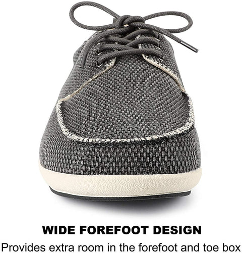 Men's Walking Shoes, Lace-up Casual Shoes with Arch Support, Loafers Slip-On Shoes Better for Plantar Fasciitis