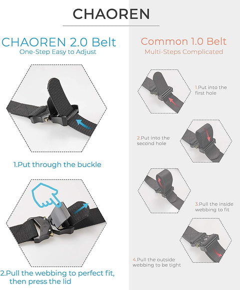 Casual Military Heavy Duty Web Belts for Men