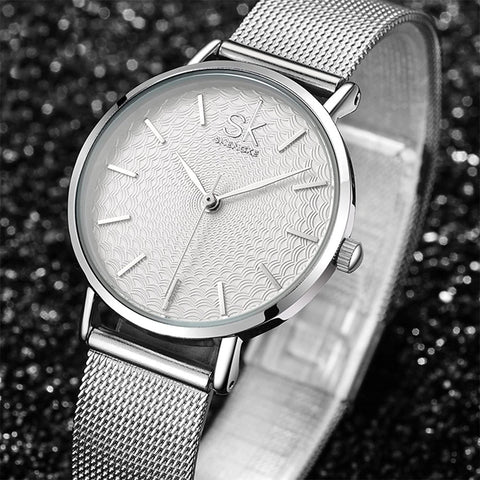 Simplicity Stylish Mesh Band Women Watch