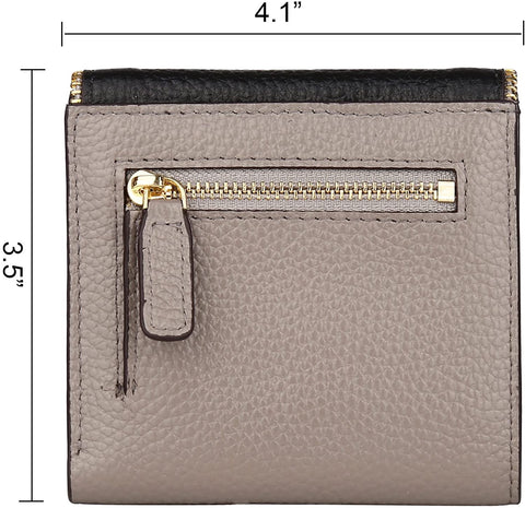 Lavemi RFID Blocking Small Compact Leather Wallets Credit Card Holder Case for Women
