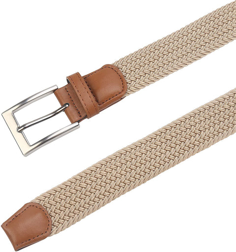 Lavemi Mens Belt, Stretch Elastic Casual Woven Sport Golf Braided Belts for Men,Gift Box