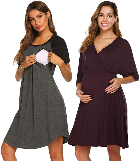 3 in 1 Women Postpartum Breastfeeding Sleepwear