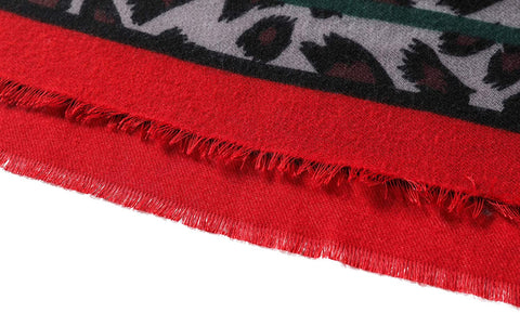 Women's Leopard Print Blanket Square Wrap Scarf