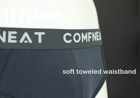 Men's 5-Pack Briefs Bamboo Rayon Stretchy Ultra Soft Comfy Underwear