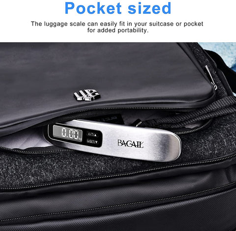 Bagail 6 Set Packing Cubes+Digital Luggage Scale