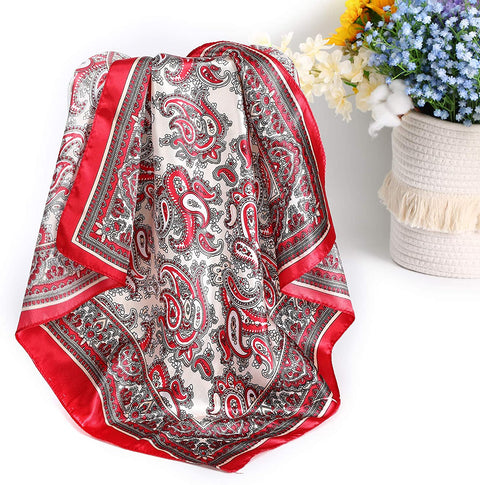 23.6 Inches Satin Head Scarves