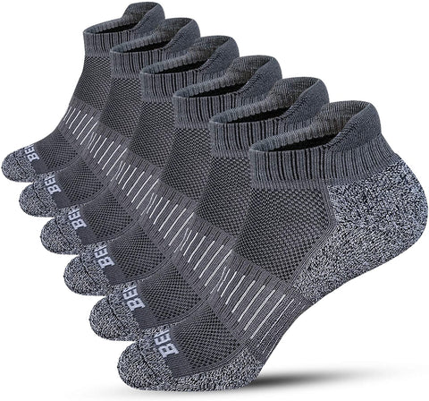 Men's Performance Athletic Ankle Running Socks (6 Pack)