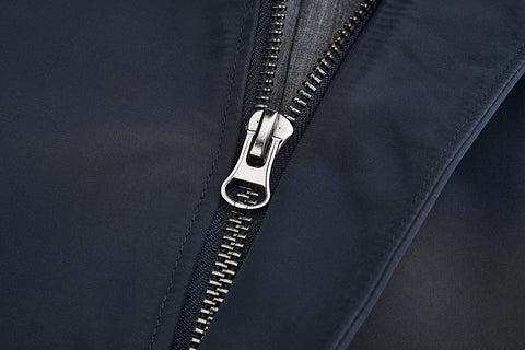Men's Trench Coat AIYIMEI Windbreaker Jacket Men Waterproof Jacket Men's Slim Fit Long Overcoat