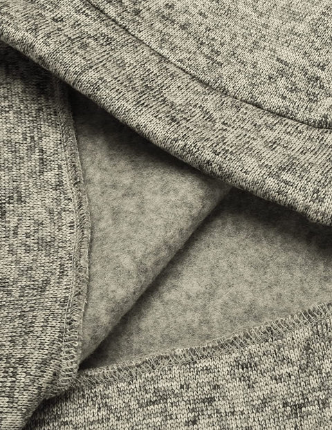 Men's Collared Fall Soft Sweater Thermal Knitted Modern Warm Sweatshirt