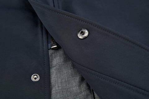 Men's Trench Coat AIYIMEI Windbreaker Jacket Men Waterproof Jacket Men's Slim Fit Long Overcoat