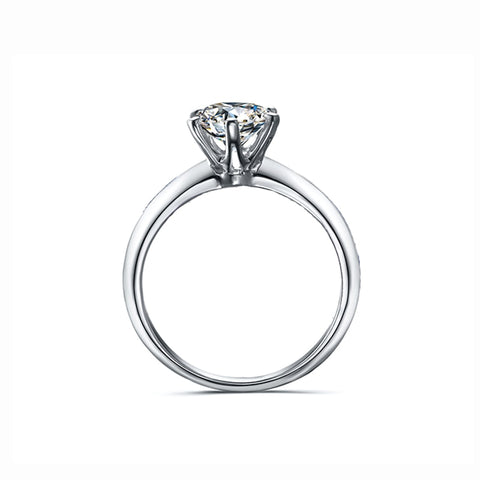 Classic style Diamond jewelry Moissanite ring