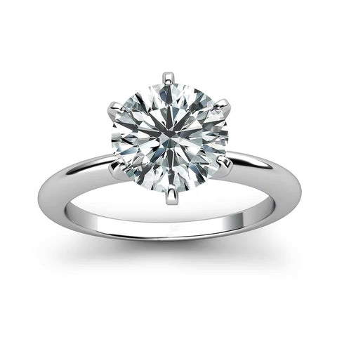 Classic style Diamond jewelry Moissanite ring