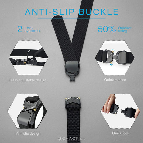 Casual Military Heavy Duty Web Belts for Men