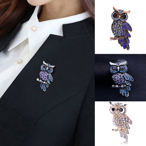 Fashion Delicate Owl Brooche Accessories